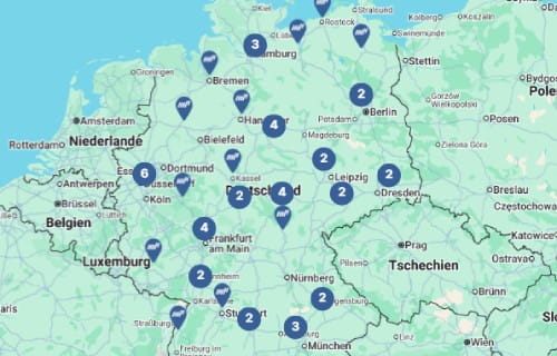 Manpower Standorte in Deutschland