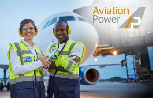 Bodenpersonal am Abfluggate / AviationPower