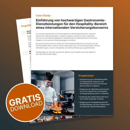 Ansicht der Fallstudie, wie eine Kantine ein attaktives Betriebsrestaurant wird.