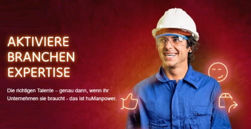 Switchon - Mann mit Helm und Arbeitsoverall