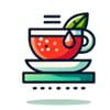 Eine Tasse Früchte Tee