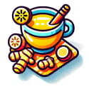 Eine Tasse Ingwer Tee